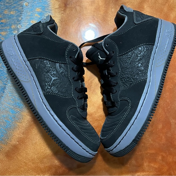 Nike Air Jordan Fusion 20 Black Sneakers size 6Y - Picture 2 of 16